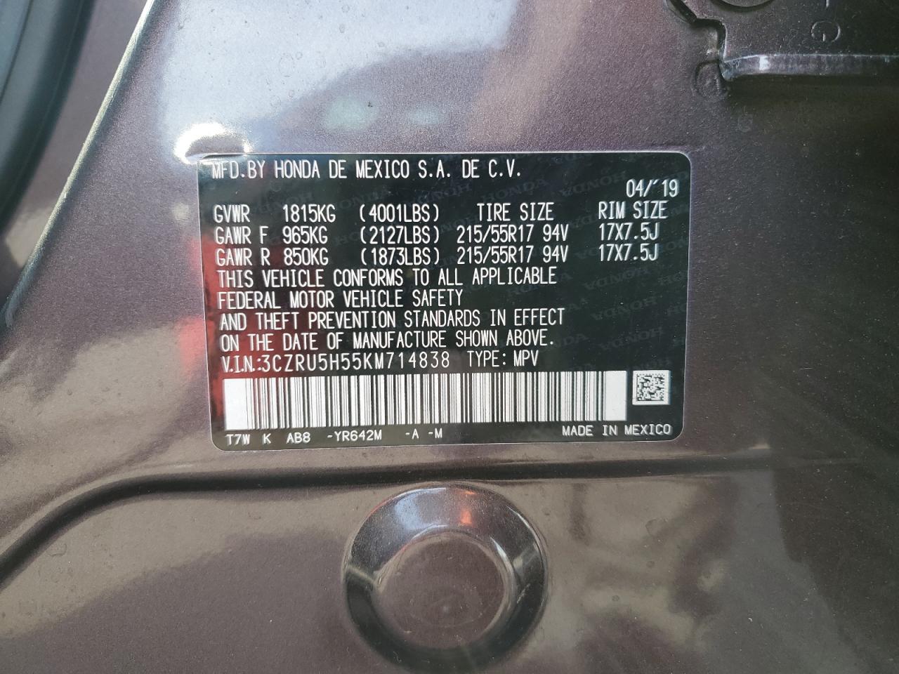 2019 Honda HR-V - Image 15
