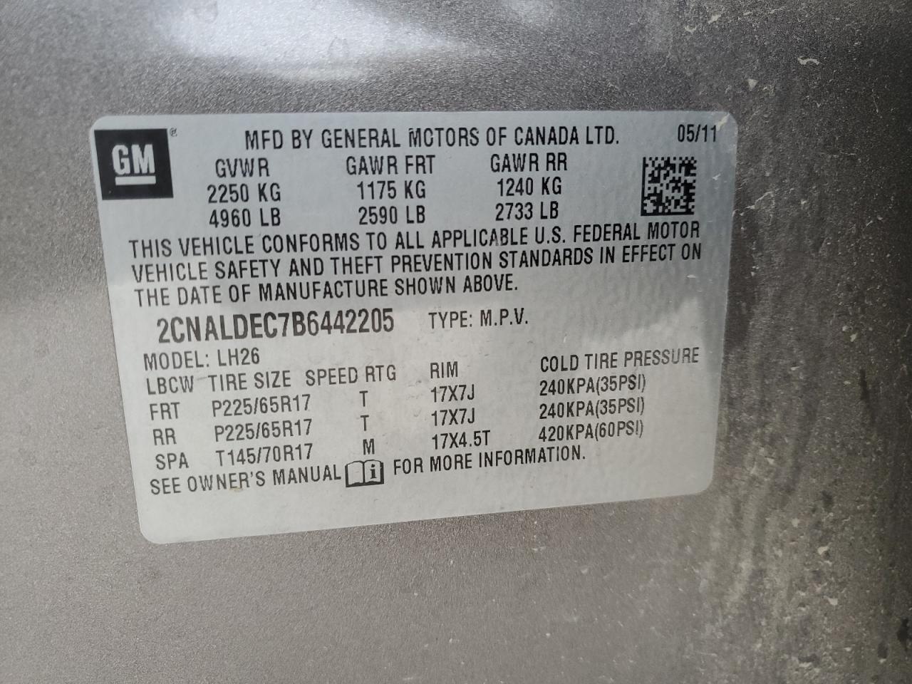 2011 Chevrolet Equinox - Image 16