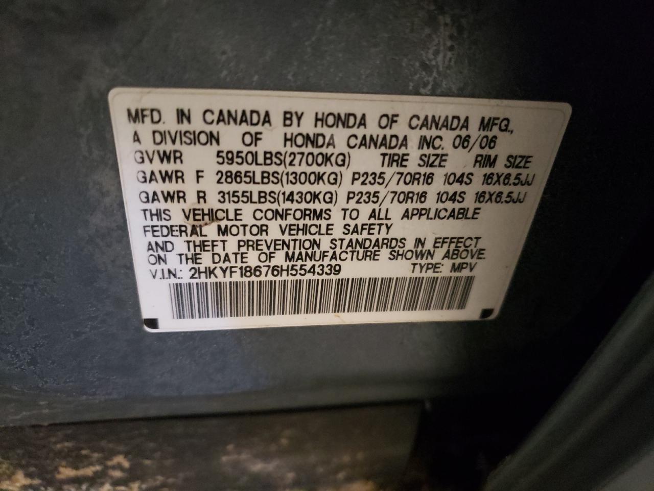 2006 Honda Pilot - Image 13
