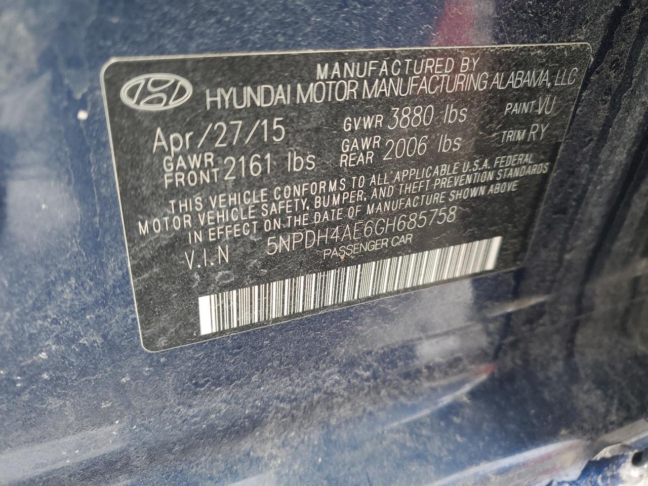 2016 Hyundai Elantra - Image 12