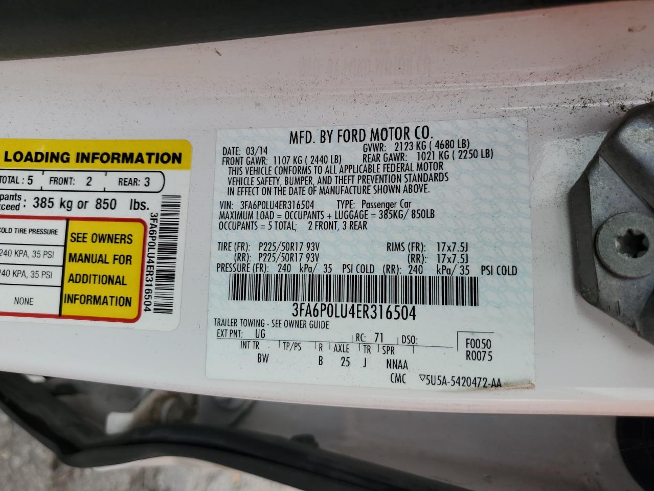 2014 Ford Fusion - Image 12