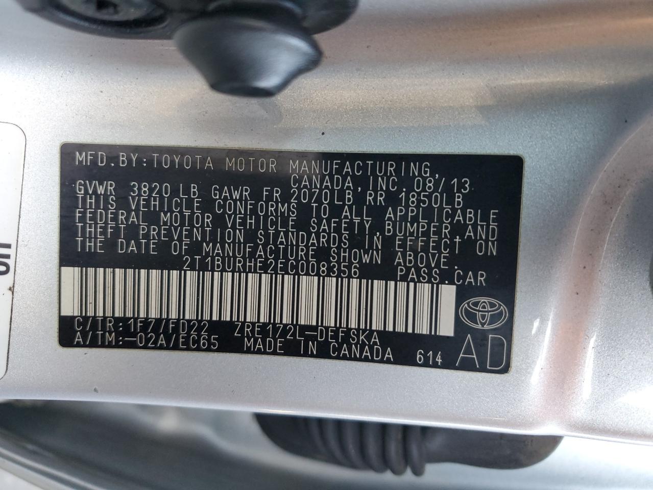 2014 Toyota Corolla - Image 12