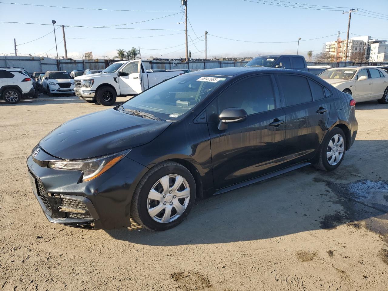 2021 Toyota Corolla Le na sprzedaż w Los Angeles, CA - Front End