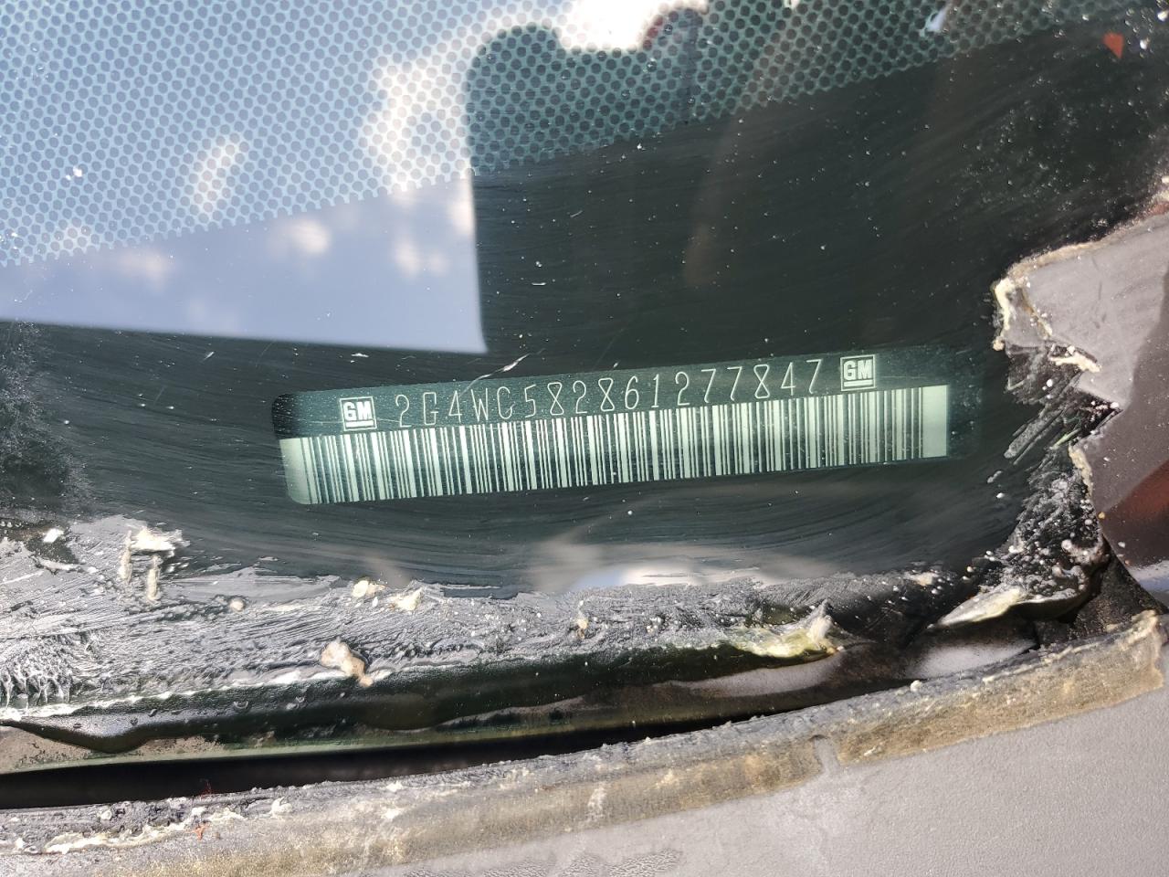 2006 Buick Lacrosse Cx VIN: 2G4WC582861277847 Lot: 45595515