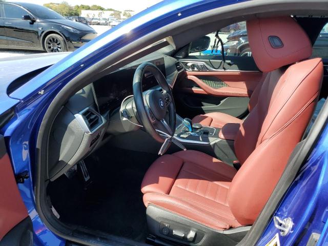  BMW I4 EDRIVE 2022 Синий