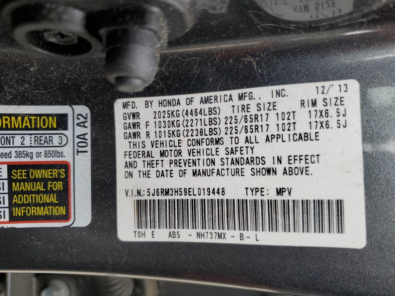 2014 Honda CR-V - Image 13