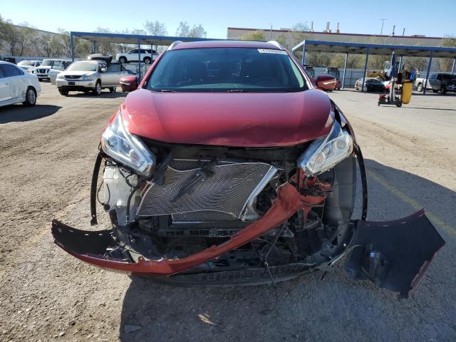  NISSAN MURANO 2015 Czerwony