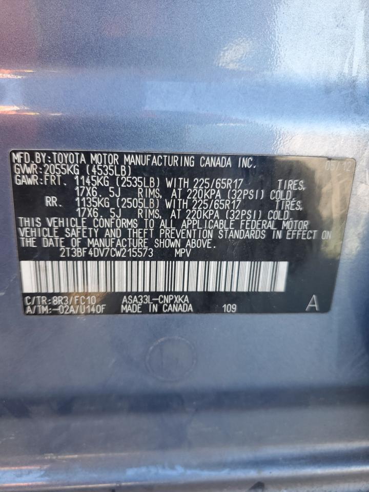 2012 Toyota RAV 4 - Image 14