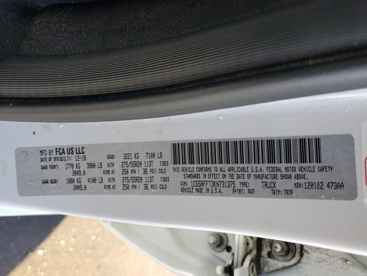 2019 RAM 1500 - Image 12