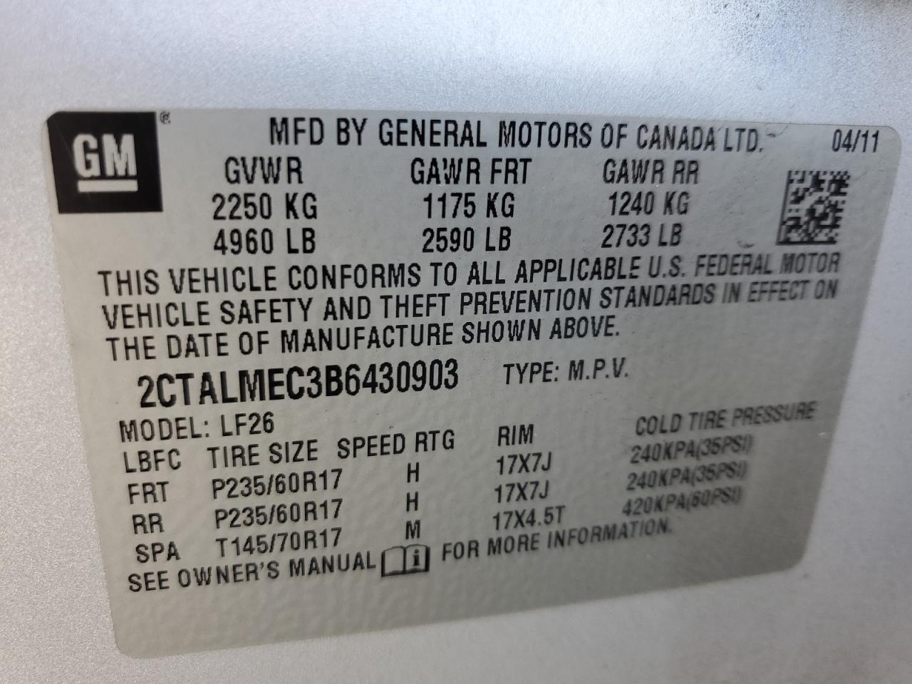 2011 GMC Terrain - Image 15