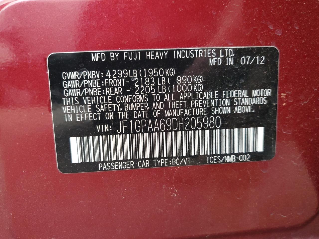 2013 Subaru Impreza - Image 12