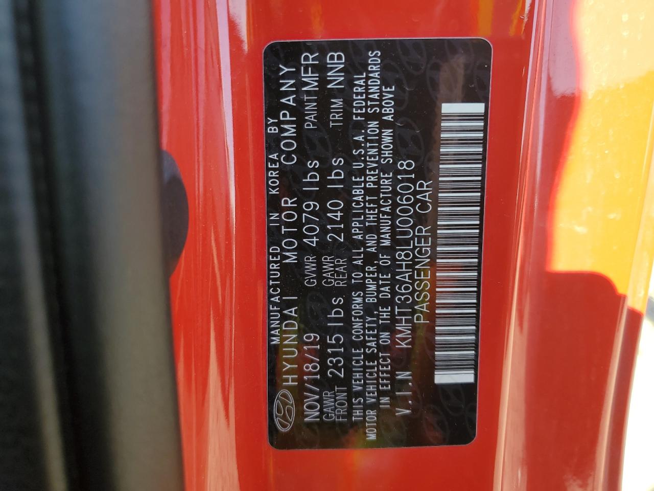 2020 Hyundai Veloster - Image 12