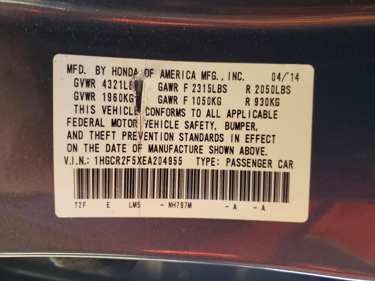 2014 Honda Accord - Image 14