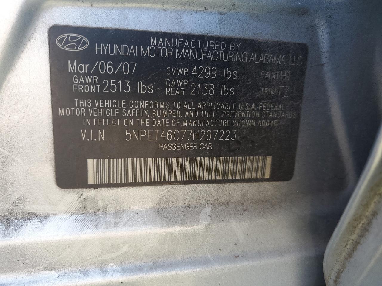 2007 Hyundai Sonata - Image 12