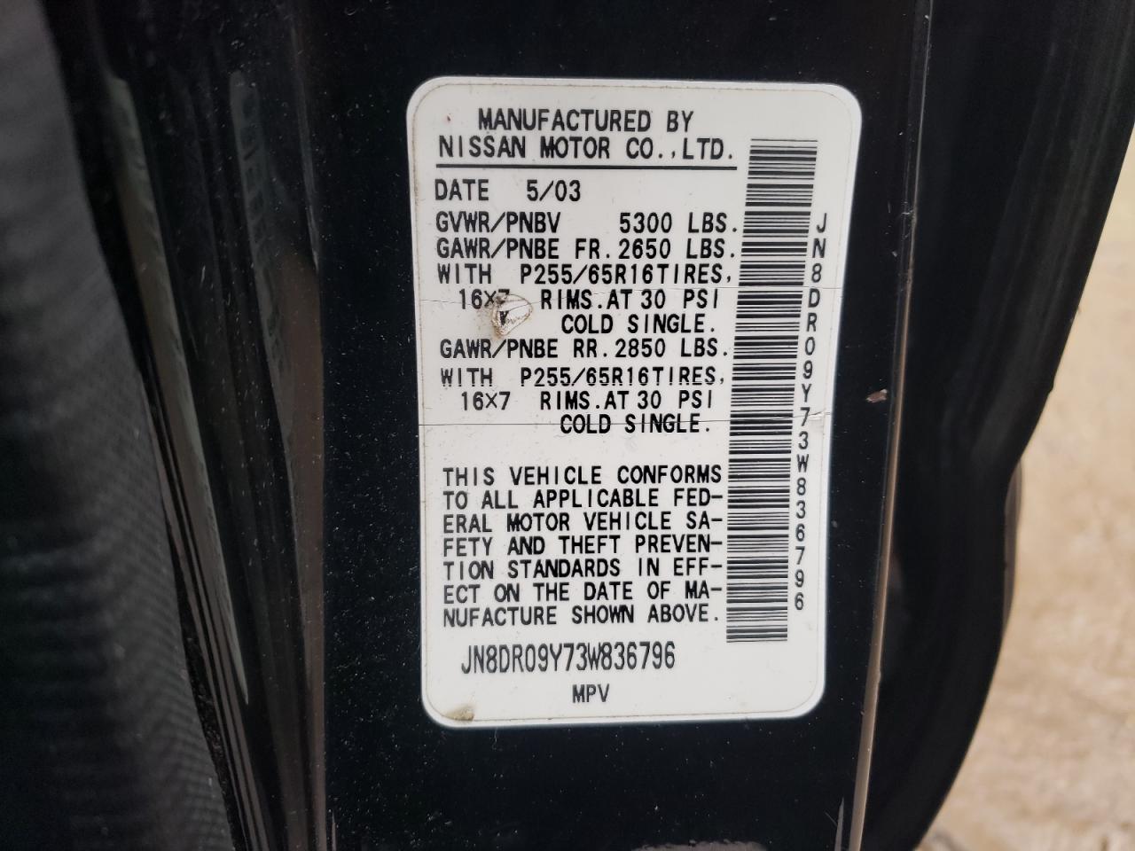 2003 Nissan Pathfinder - Image 12