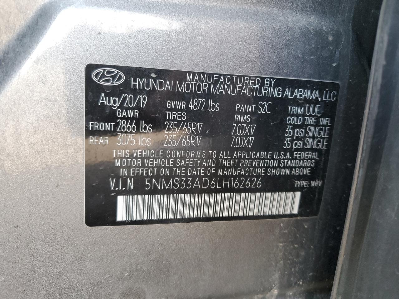 2020 Hyundai Santa Fe - Image 13