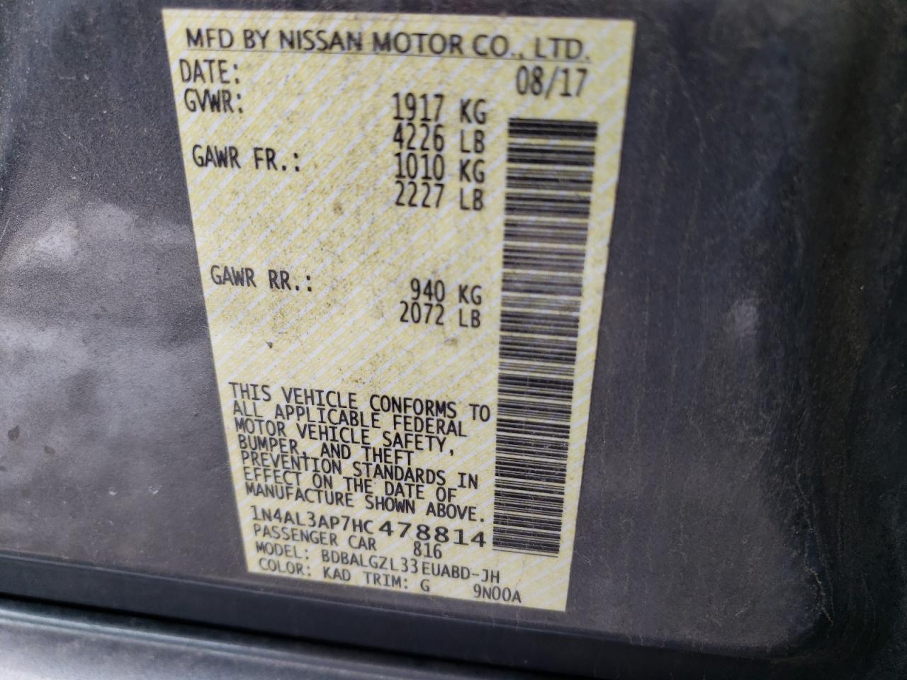2017 Nissan Altima - Image 12