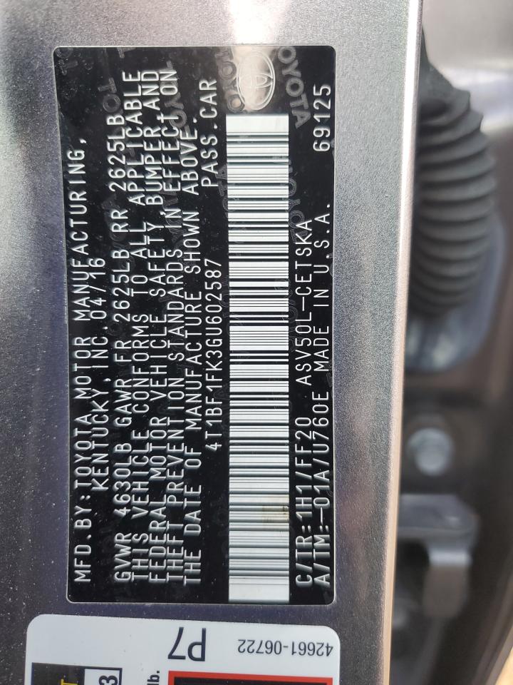 2016 Toyota Camry - Image 13