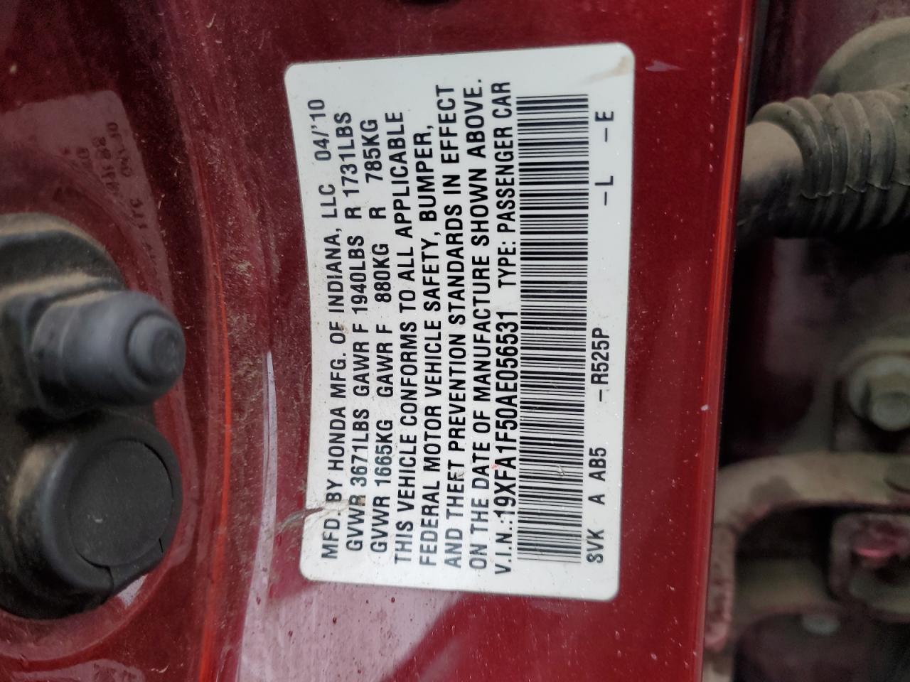 2010 Honda Civic - Image 12