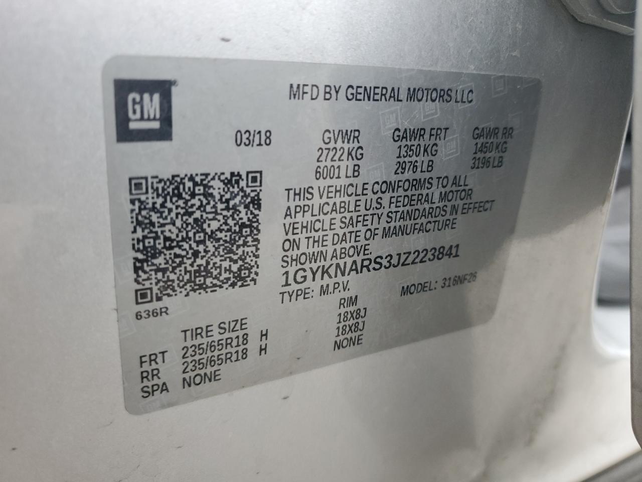 2018 Cadillac XT5 - Image 15