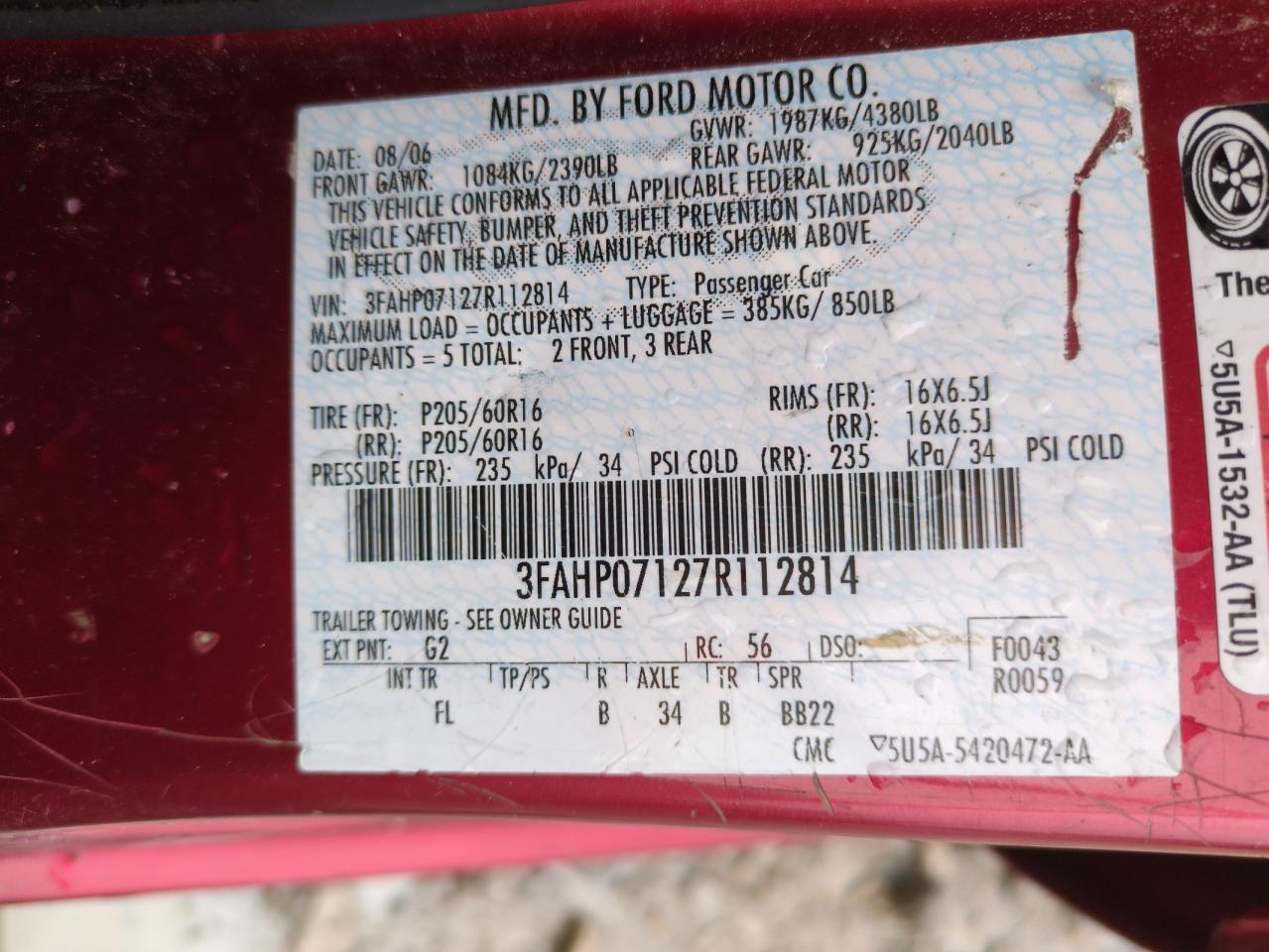 2007 Ford Fusion - Image 13