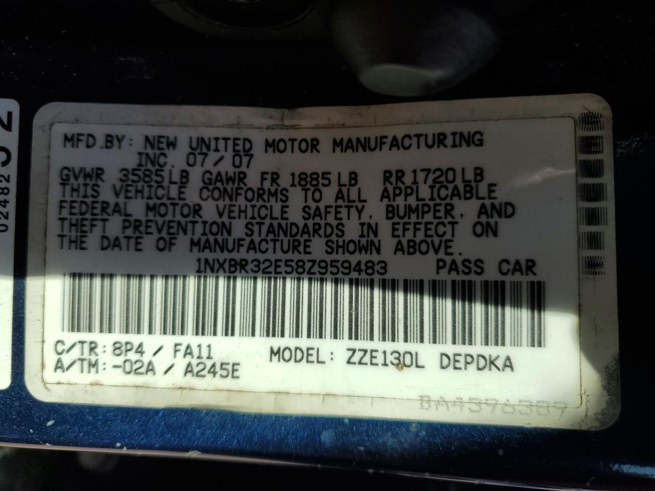 2008 Toyota Corolla - Image 12