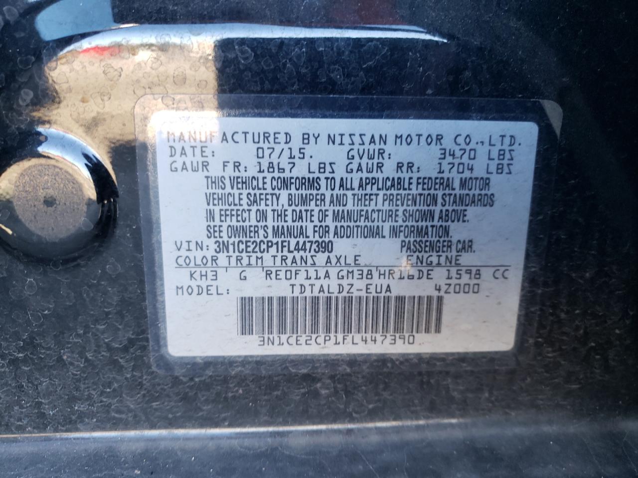 2015 Nissan Versa - Image 12