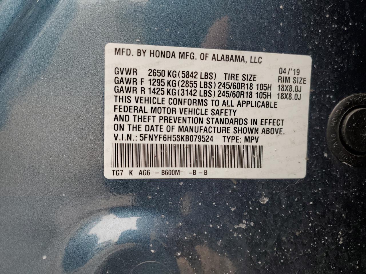 2019 Honda Pilot - Image 13