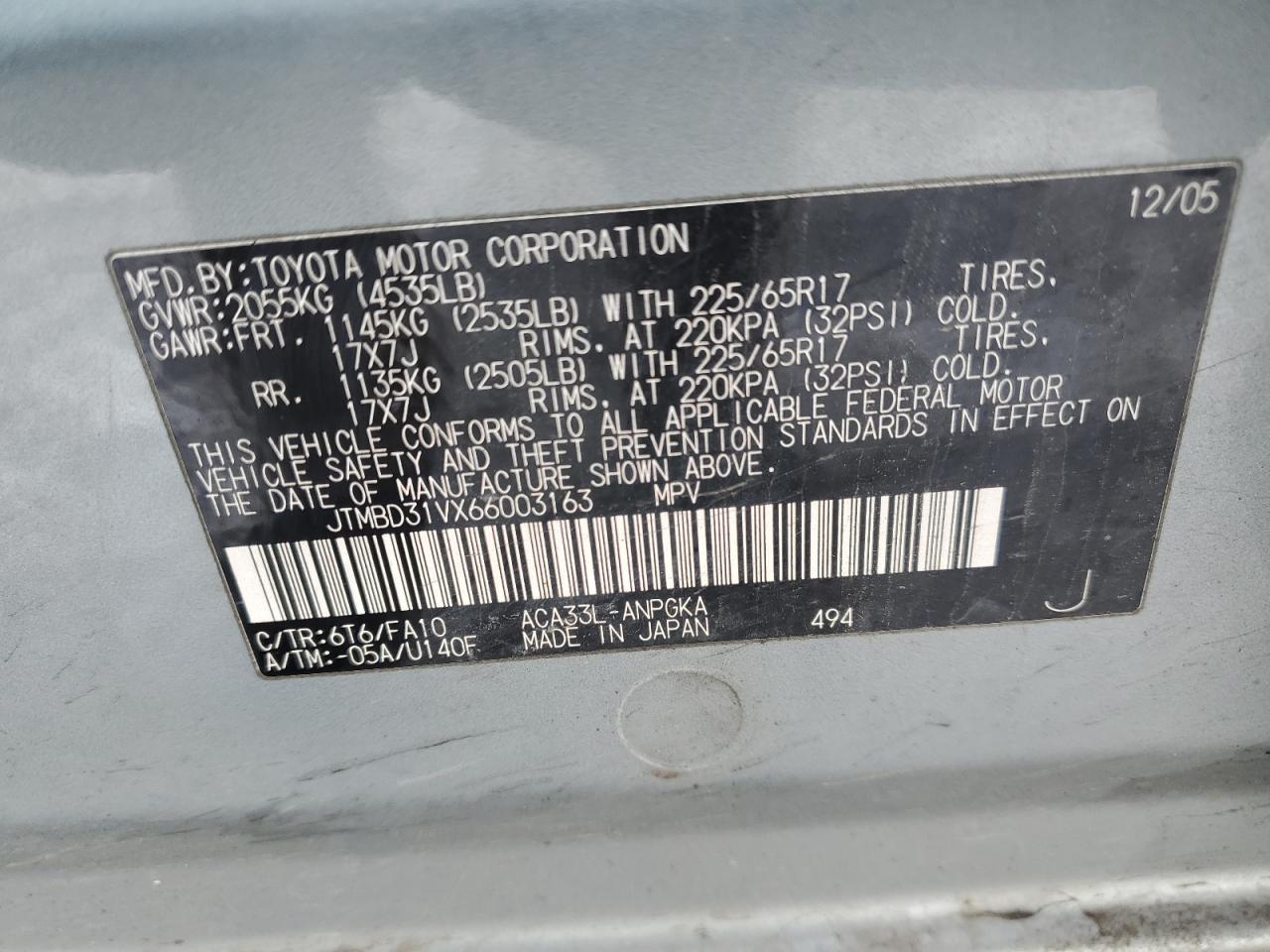 2006 Toyota RAV 4 - Image 13