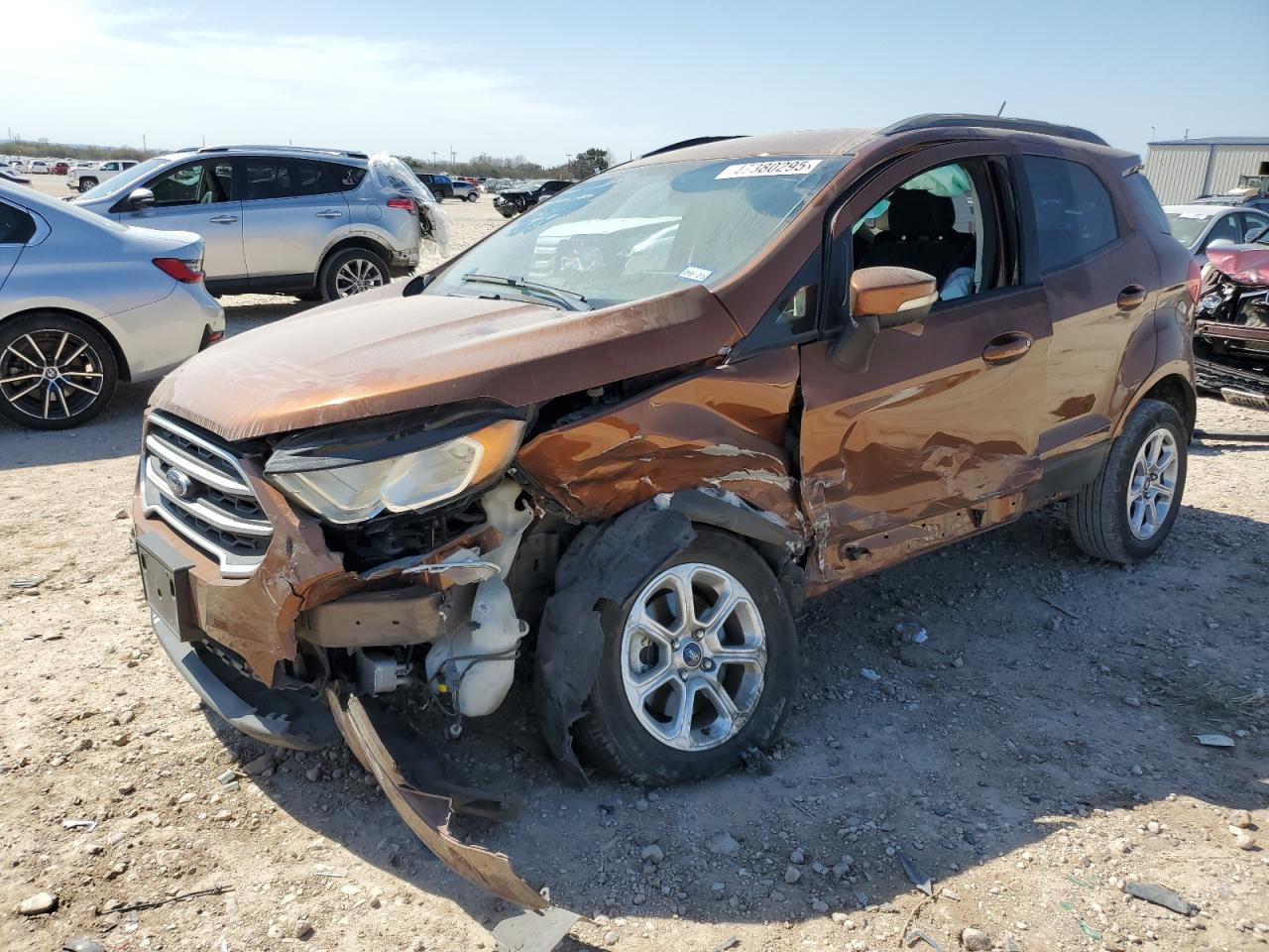 MAJ3S2GE2KC307245 FORD ECOSPORT 2019
