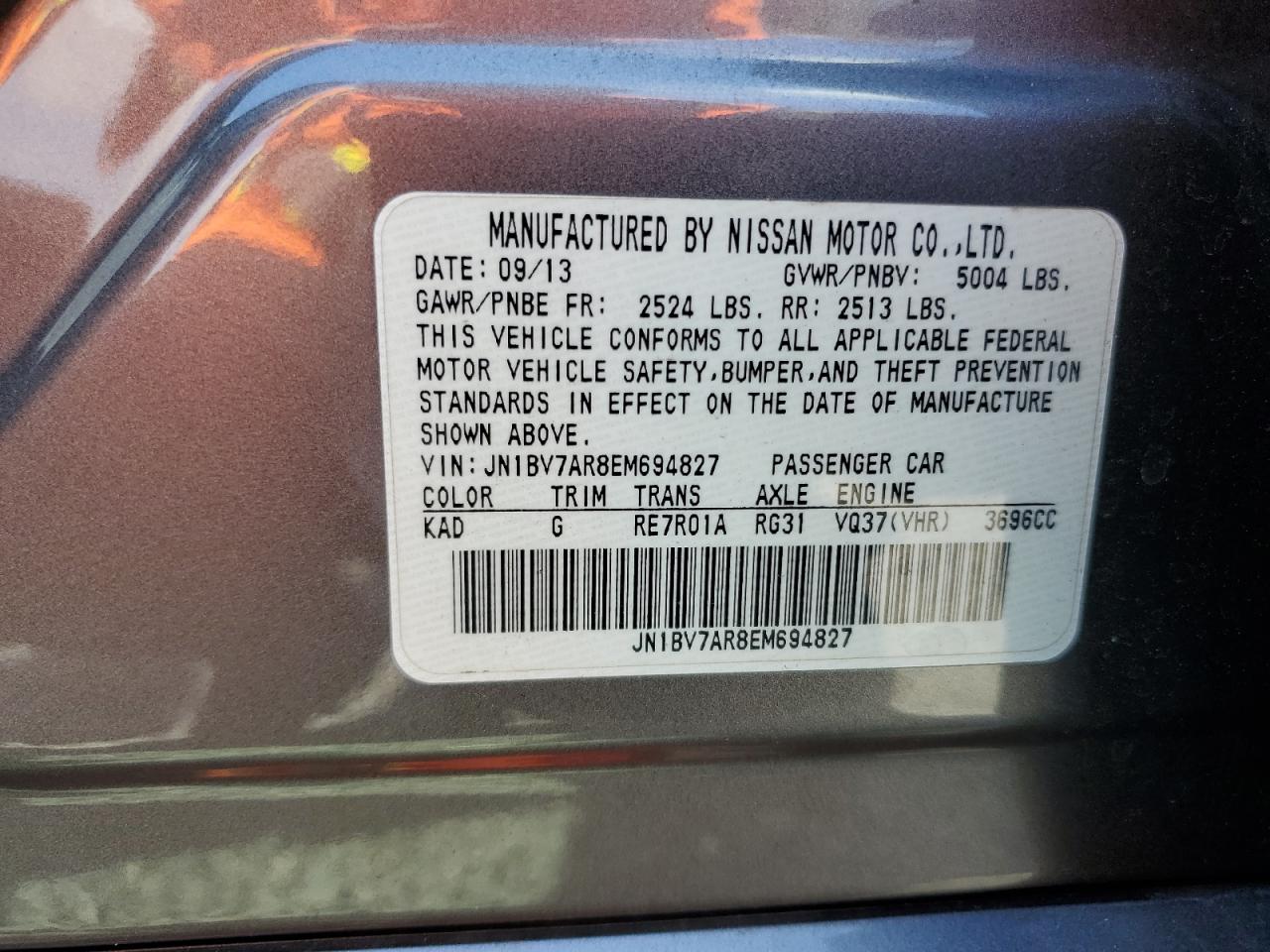 2014 Infiniti Q50 - Image 14