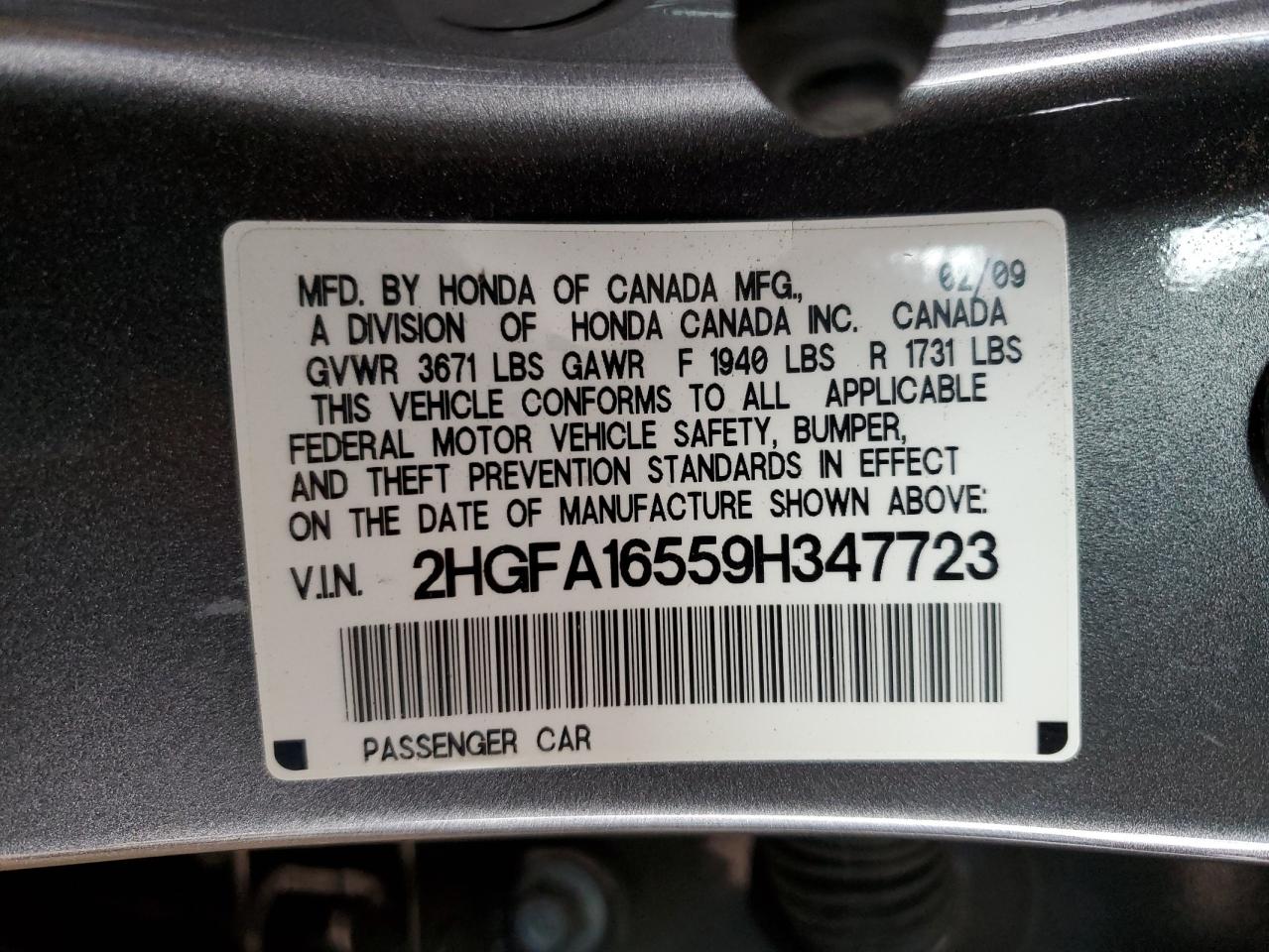 2009 Honda Civic - Image 12