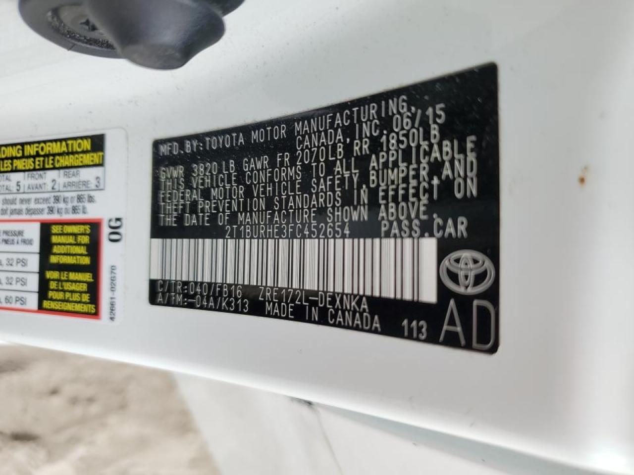 2015 Toyota Corolla - Image 12