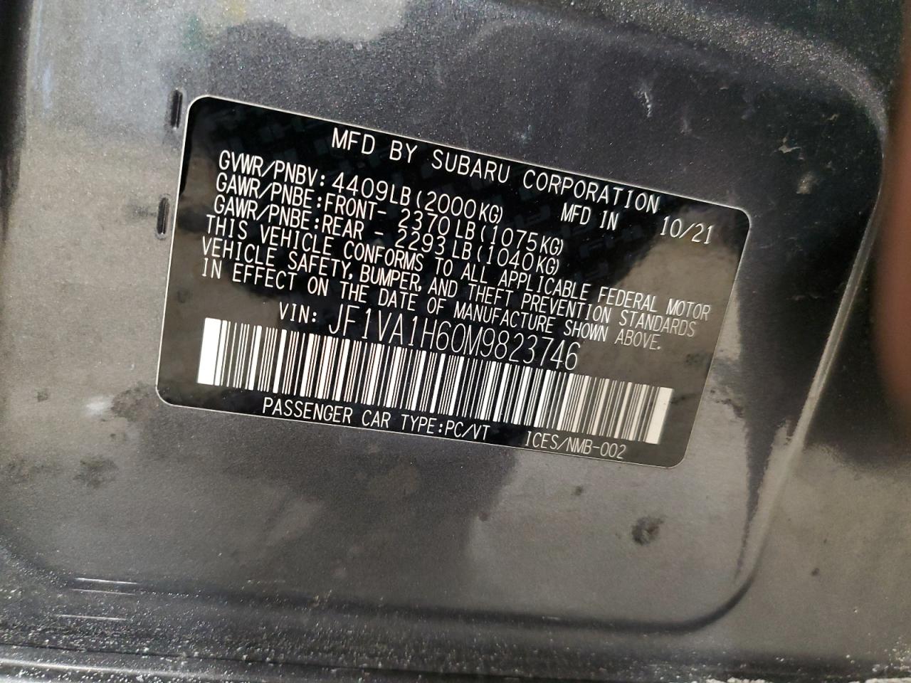 2021 Subaru WRX - Image 14