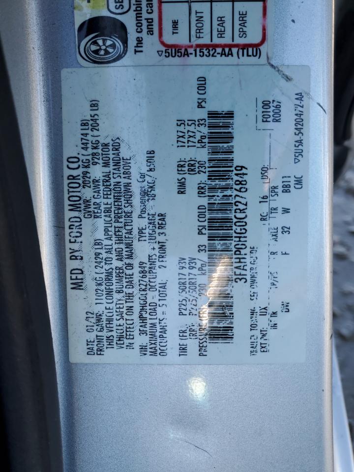 2012 Ford Fusion - Image 12