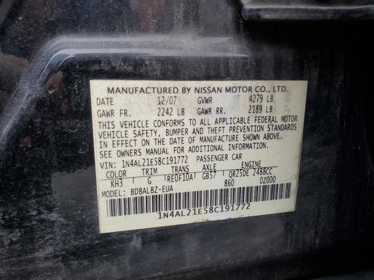 2008 Nissan Altima - Image 12