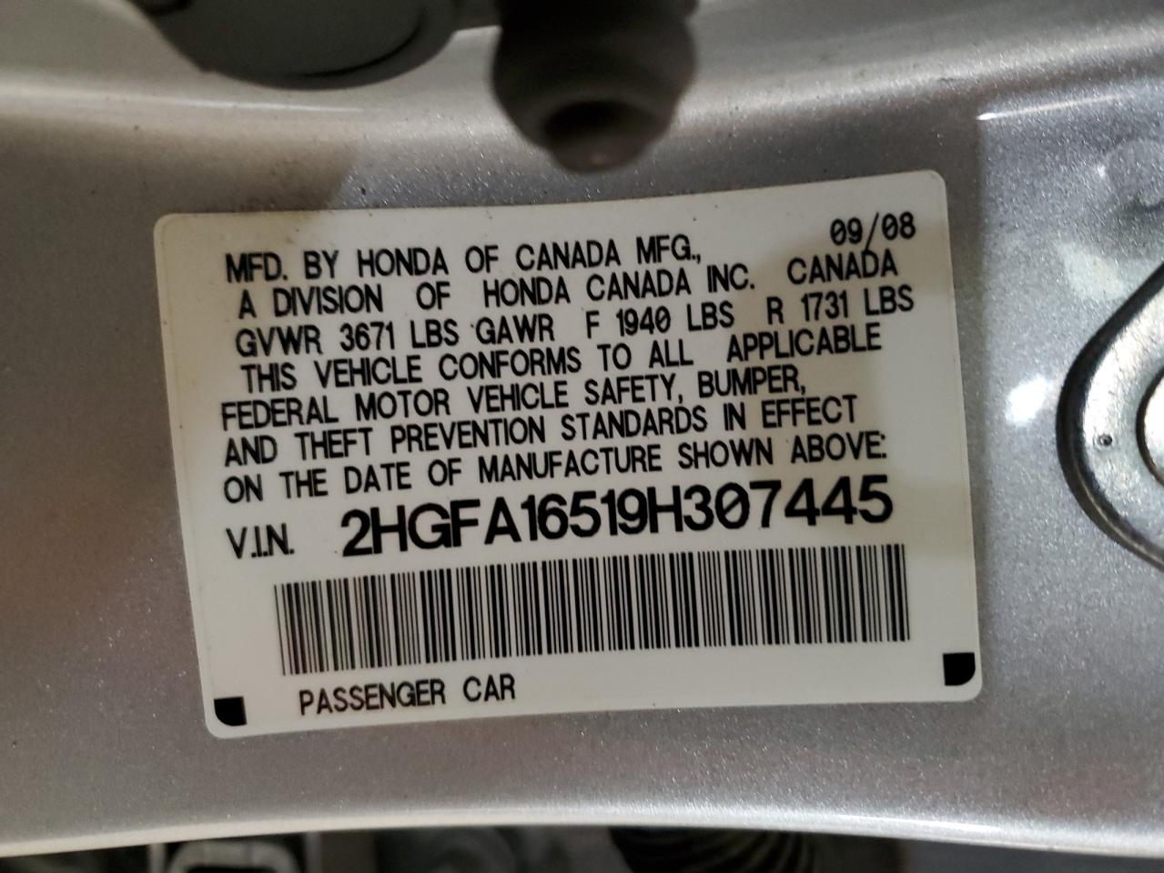 2009 Honda Civic - Image 12