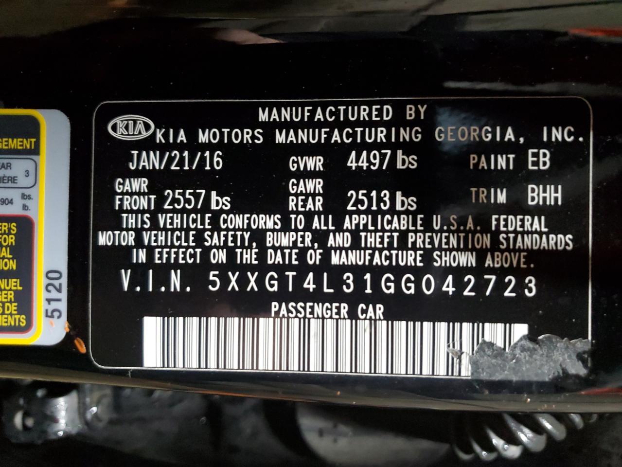 2016 Kia Optima - Image 12