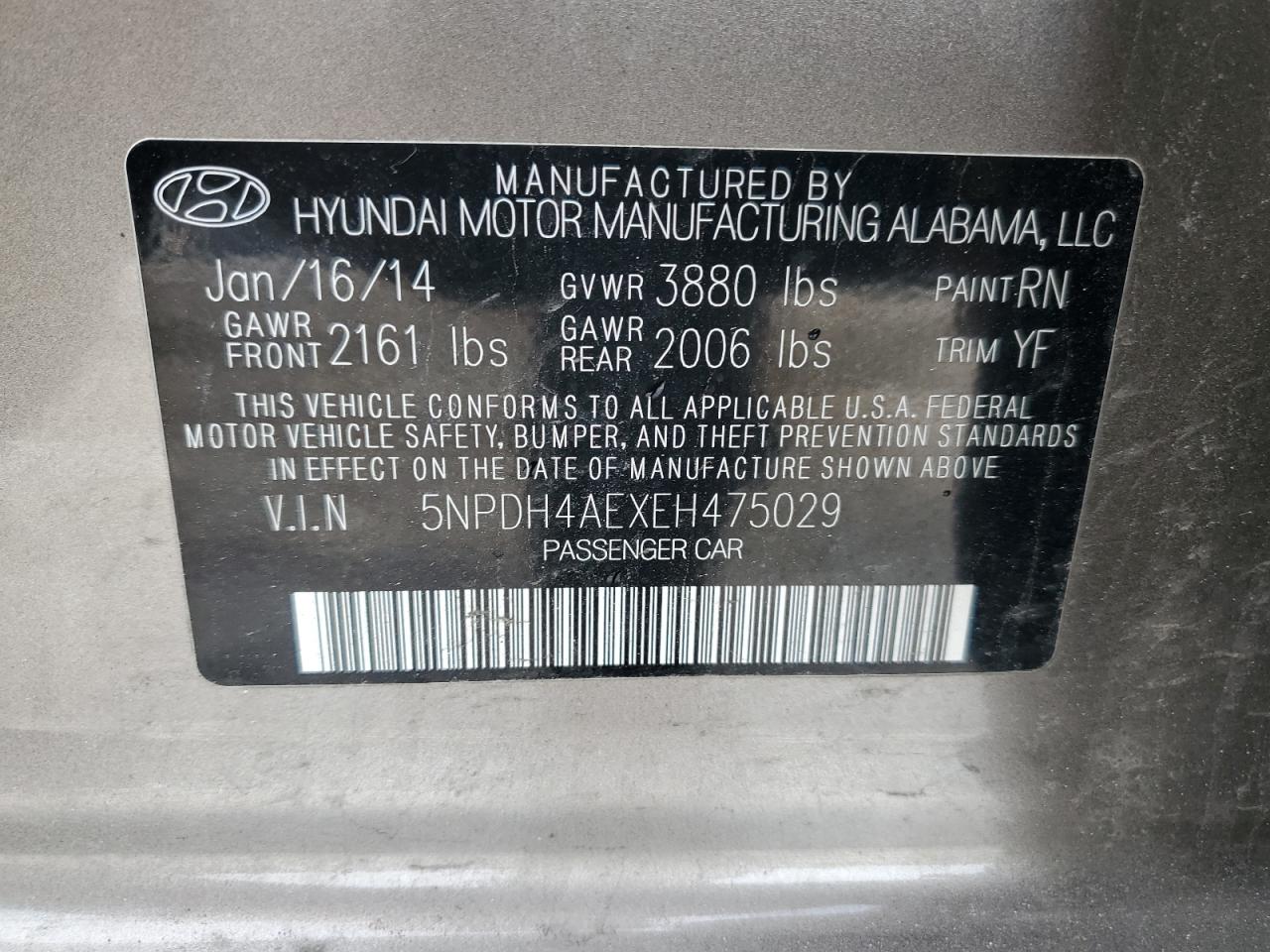 2014 Hyundai Elantra - Image 13
