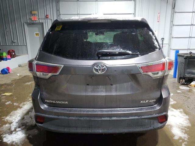 Parquets TOYOTA HIGHLANDER 2016 Gray