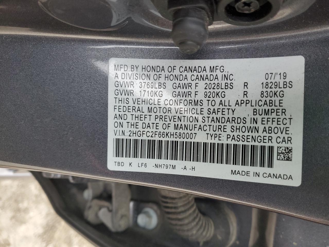 2019 Honda Civic - Image 12
