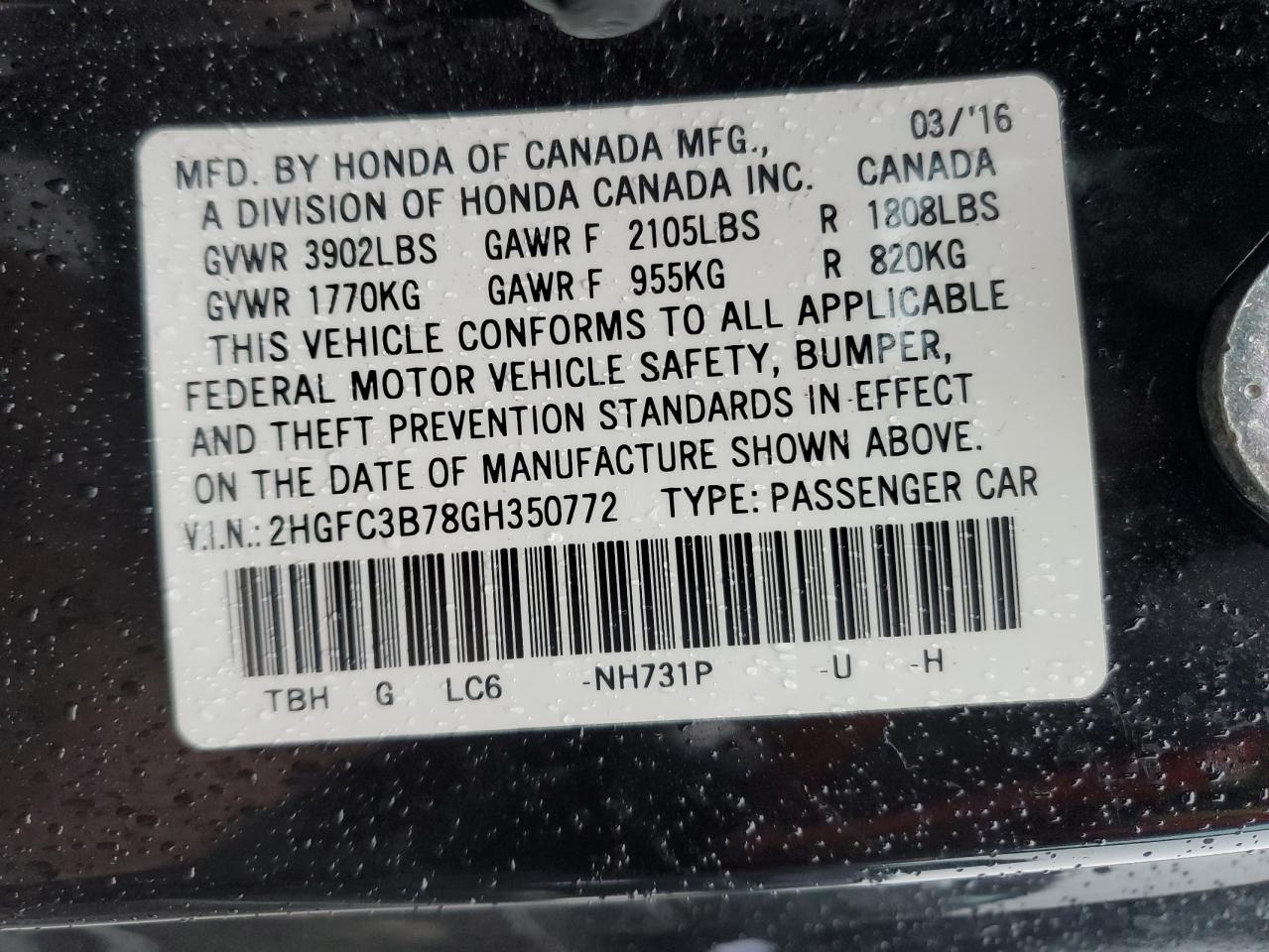 2016 Honda Civic - Image 12