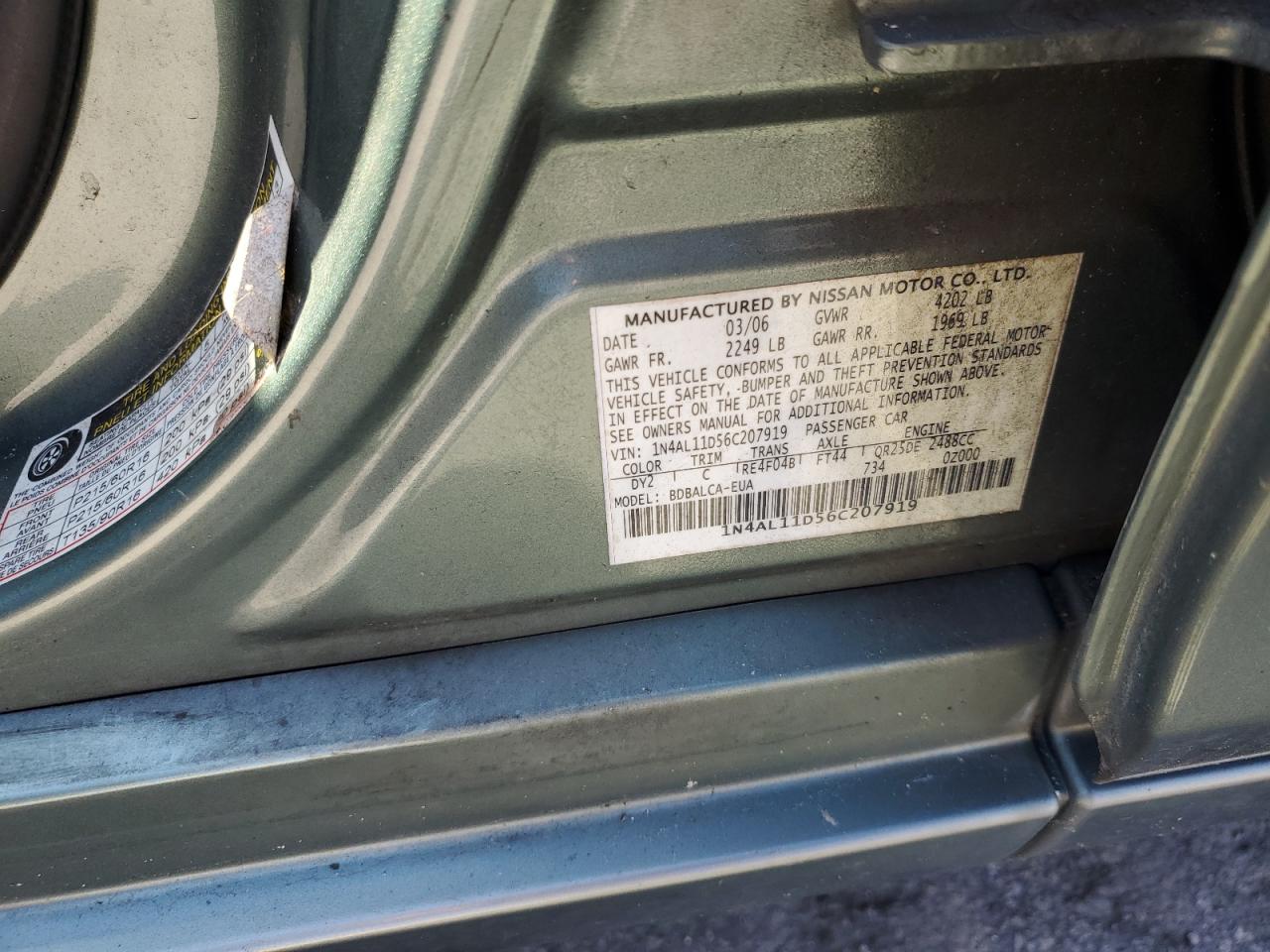 2006 Nissan Altima - Image 12