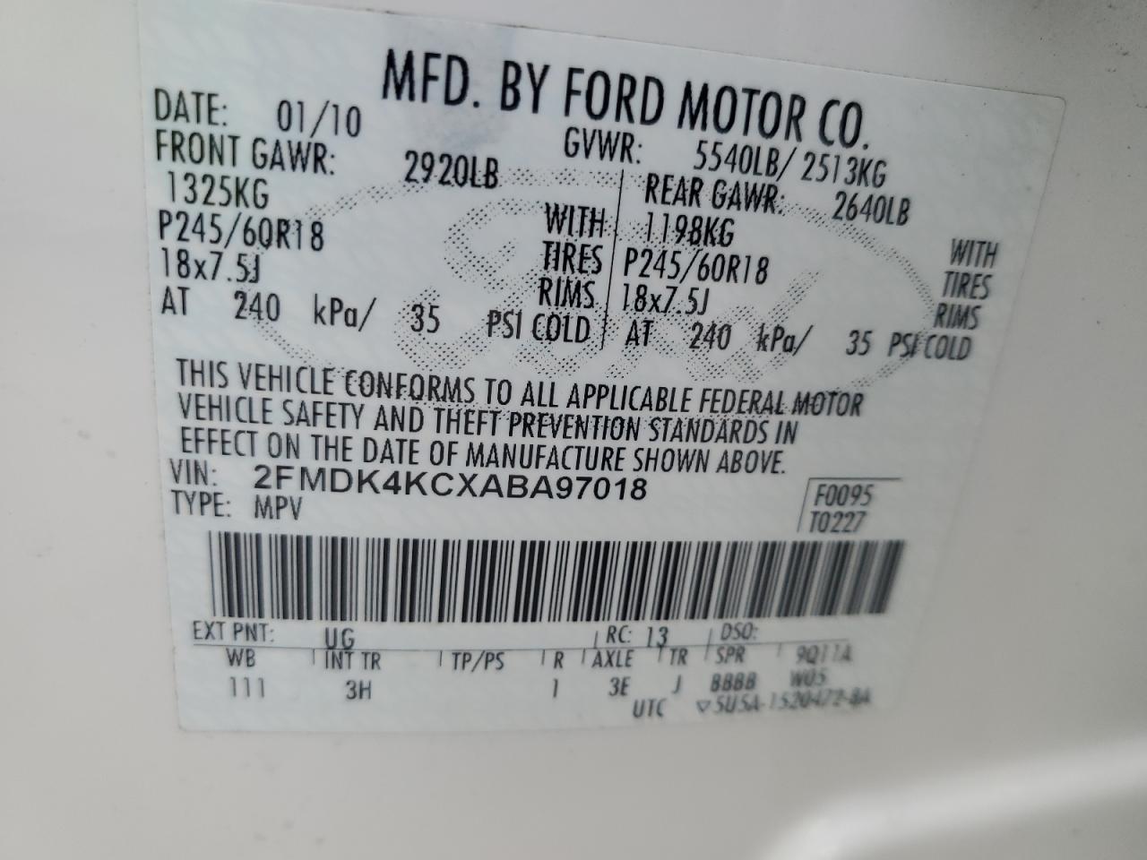 2010 Ford Edge - Image 13