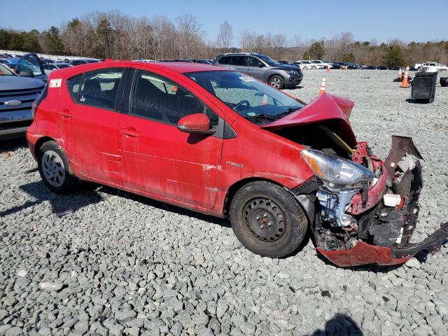  TOYOTA PRIUS 2016 Czerwony