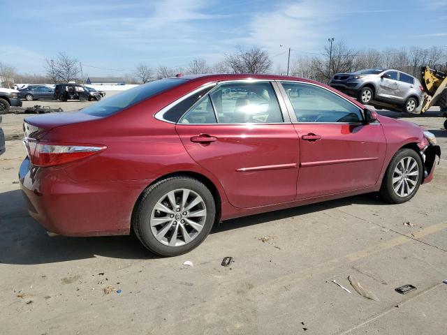  TOYOTA CAMRY 2017 Czerwony