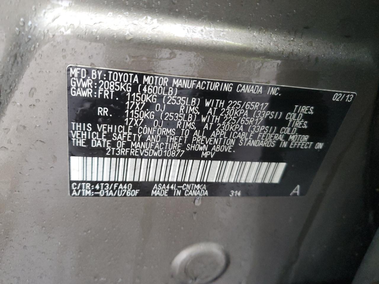 2013 Toyota RAV 4 - Image 13