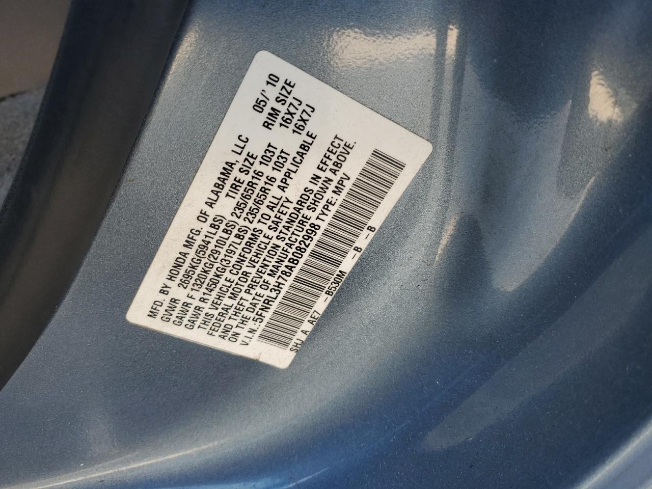2010 Honda Odyssey - Image 13