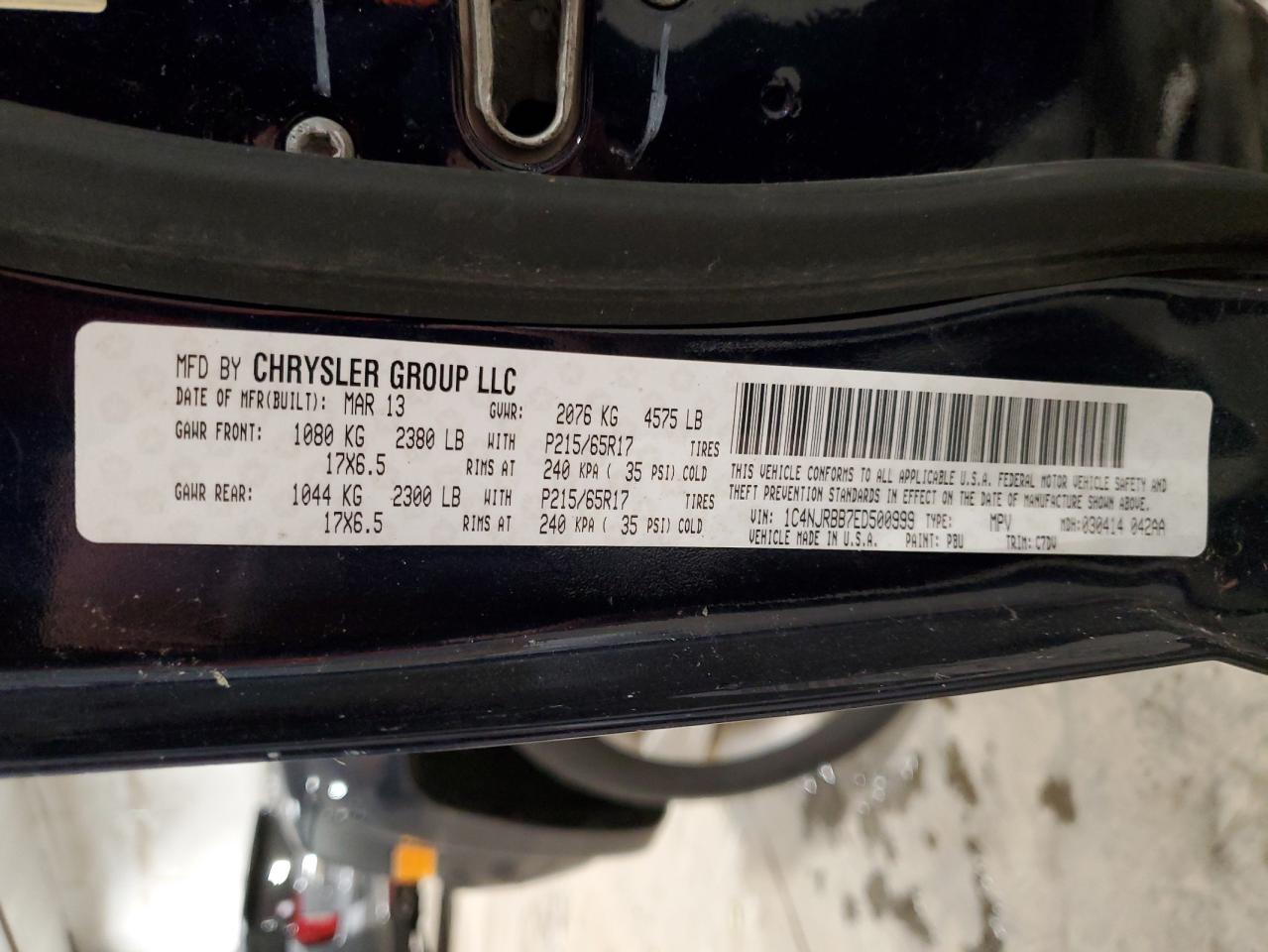 2014 Jeep Liberty (Patriot) - Image 12