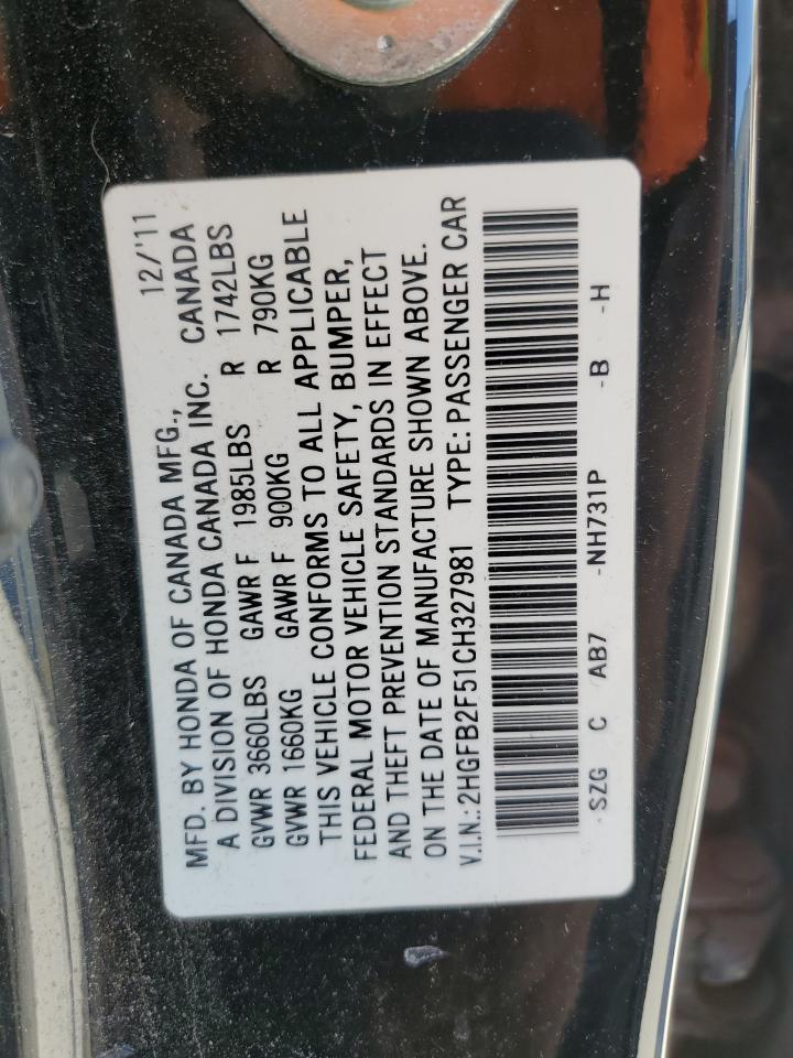 2012 Honda Civic - Image 12